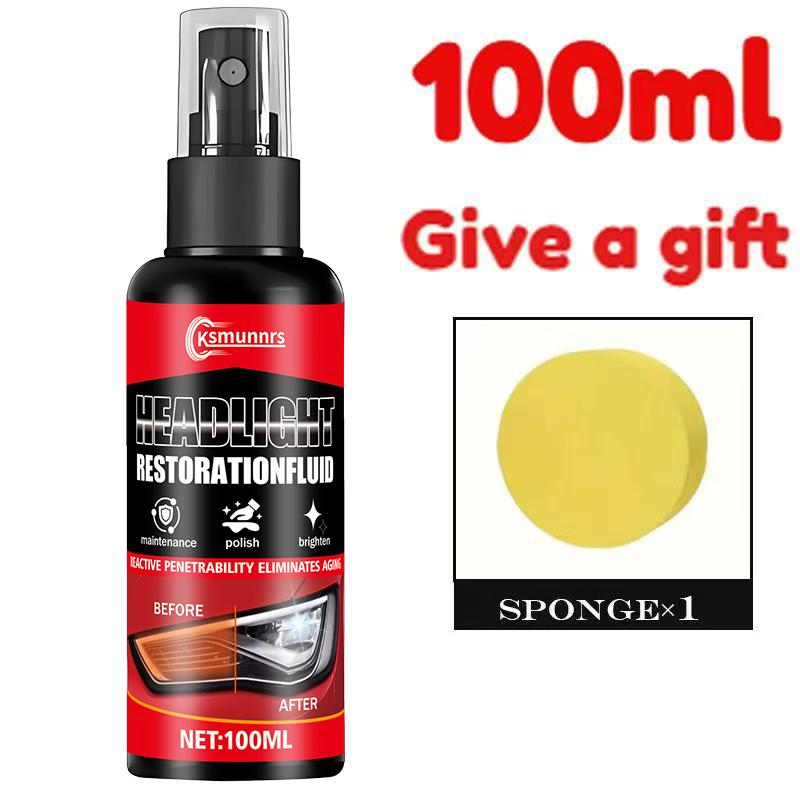 

1 Kit/Box/Container All-in-One Car Headlight Restoration Kit - Heavy-Duty PE Polish & Restorer for Headlight Repair,, Scratch Re