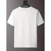 Taglie europee 1 pz T-shirt casual da uomo con scollo rotondo e stampa araba, manica corta, alfabeti con fantasia, per l'estate, quotidiano e casual