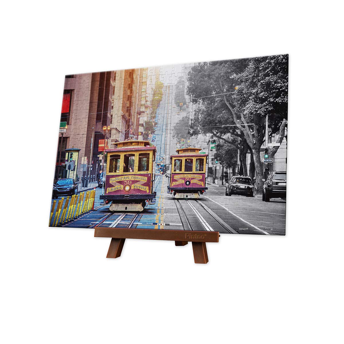 

Pinto Mini Plastic Jigsaw Puzzle Francisco Cable for Kids and No Broken Clicks into Place 368-Piece San Car (13x19cm) Adults, Pieces, [P1299]