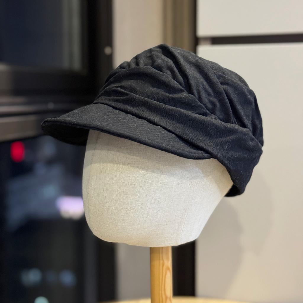 New niche design pleated newsboy hat children's spring dark equestrian hat flat top octagonal hat cap
