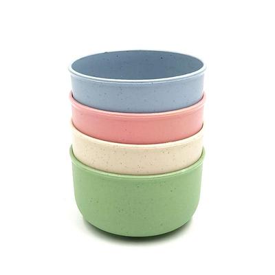 Wheat Straw Bowl Thickened Anti-drop Rice Bowl Soup Bowl Student Noodle Bowl Male Bowl Round Wheat Bowl
