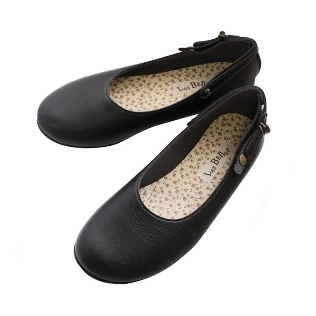 Belle & Sofa Ballet Flats, Size 23.5cm, 2.5E, Black, A0641