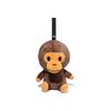 A Bathing Ape Baby Milo Cartoon Monkey Plush Toy Print Fabric Tote Bag Unisex bags Brown 0ZXBGK005893P