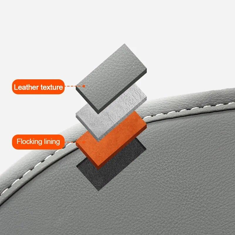 SEAMETAL Car Armrest Storage Box Interior Auto Elbow Rest Organizer For Phone Tissue Drink Holder Multi-functional Storage Box