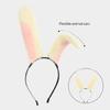 Adorkable Headband Cartoon Rabbits Hair Hoop Eye-catching Headpiece Headwear for Halloween Cosplay Role Play