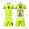 AI Haaland #9 Football Fan Clothing Boys Girls Children's T-shirts and Shorts Set, Jersey Suitable for Father and Son Clothing