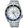 Não. Relógio Masculino 5 Séries 100 Metros à Prova d'Água Estilo Fashion Automático Pulseira de Aço 42,5mm Mostrador Branco SSK033K1