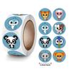 Wholesale  Animal Stickers Loved By Children Early Childhood Encourage Reward Brave Favorite Cute Adhesive Labels 100Pcs