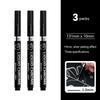 6/1pcs Chrome Pen Marker Reflective Mirror Electroplating Paint Repair Marker For Rock Ceramic Glass 0.8/1/2mm Nib Art Craftwork