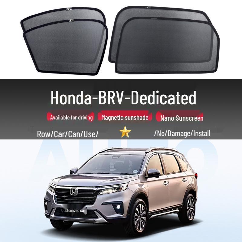 Honda BR-V Magnetic Blackout Window Curtains for Sun Protection and Heat Insulation