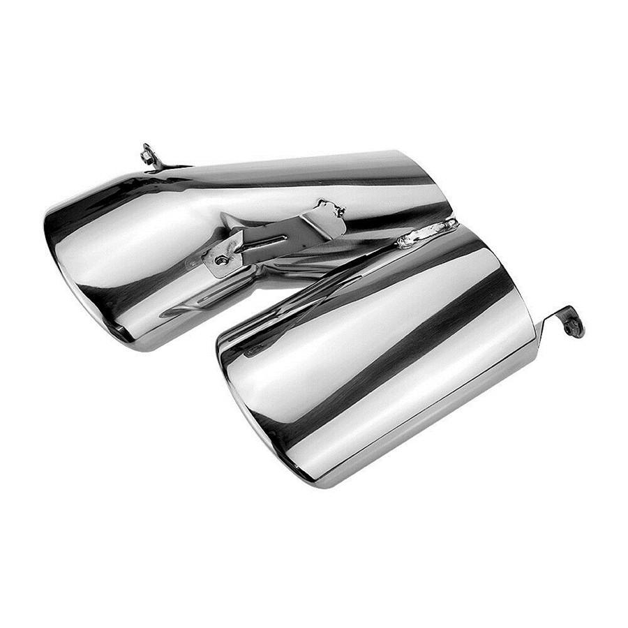 2pcs Stainless Steel Exhaust Pipe Tip Cover as Shown For 2018-2019 Honda Accord Sport/ex-l/touring Models With OEM...
