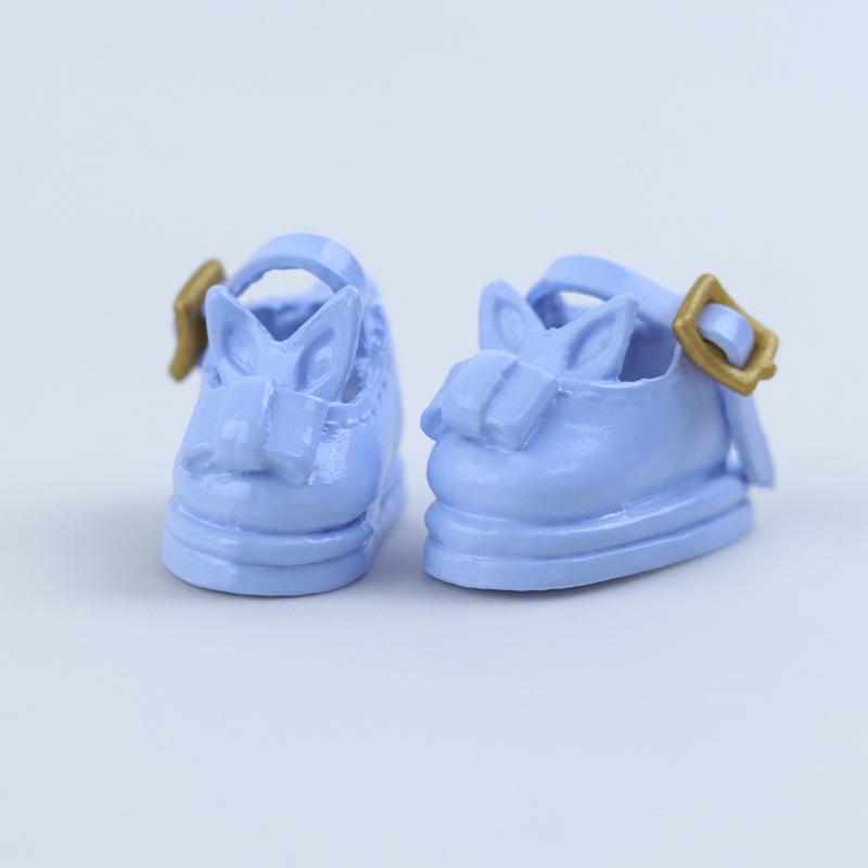 2Pcs 1:12 OB11 Cute Princess Pearl Mary Shoes Doll Classic Shoes Suit For Ob11 1/12 Bjd Detachable Doll Gsc DOD Doll Accessories