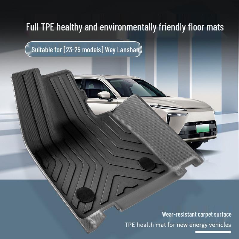 Eco-Friendly TPE Floor Mats & Trunk Decor for 23-25 Wei Brand Blue Mountain Car