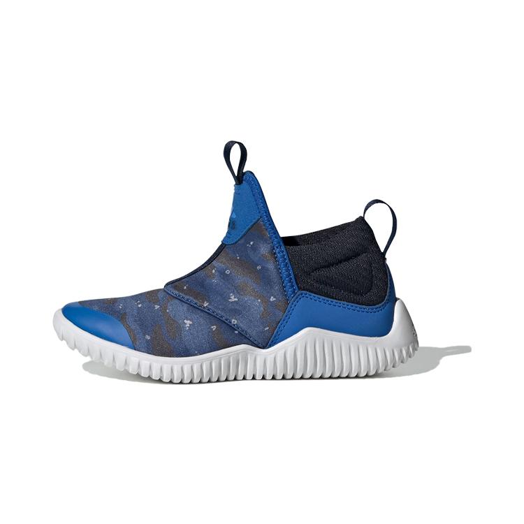 

Adidas Rapidazen C Низкие детские кроссовки для бега с нескользящей подошвой Синий Черный Белый Дети Возраст 3 7 Лет EE9324 28