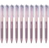 Pilot Juice Plus Gel-Tinte Kugelschreiber Pfirsich Schwarz 10 Stifte Stift, 0,4 mm, Blaubeere, Tinte, (10LJL14CPEB)