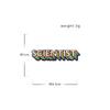 New Crossborder Color English Word Scientist Brooch Enamel Badge Pin Decorative Accessory For Scientist Backpack Clothing