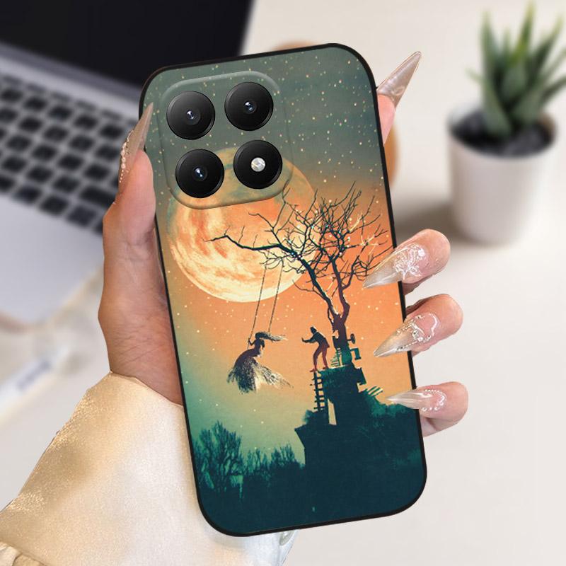 Pro Xiaomi 15T Pouzdro Stylová Malba Nárazuvzdorný Zadní Kryt Pro Xiaomi 15 T Kryt Telefonu Měkký TPU Silikonový Ochranný Kryt Proti Pádu