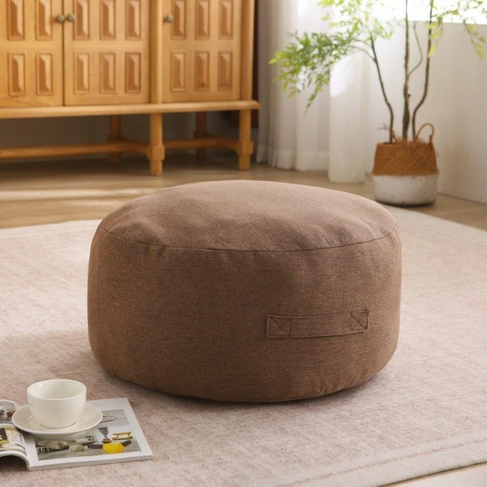 Large Capacity Sofa Stool Cover Round Clothes Storage Bag Storage Leg Bench  Living Room Use