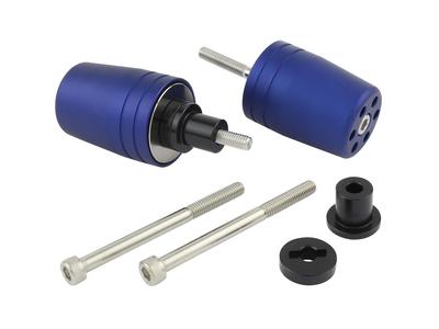 POSH FAITH Accesorii pentru motociclete Capăt de bară ultra grea NINJA și altele Tip M6 pentru ghidon original Kawasaki Albastru mat H2-SX 031689-31-10