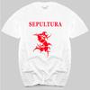 Mens Tshirt Pattern SEPULTURA 2 Summer Style New Arrived Mens Top Tees Brand Tshirts