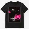 Abstract Space Art With Galaxy And Planets Unisex T-Shirt