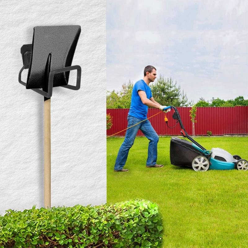 2 Pieces Sturdy Garage Hangers for Bikes and Ropes Water Pipe Holders Workshop Storage Solution Garden Tools Brackets