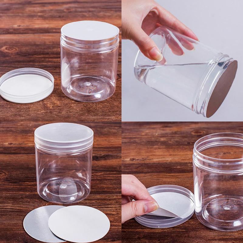 200Pcs Seal Cap Lining Tamper Resistant Pet Electromagnetic Aluminum Foil Induction Gasket For Cosmetic Jar Bottle Pot 20Mm-82Mm