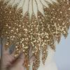 Sequin Applique Mesh Slicing Feather Shape Dress Blouse Decor DIY Stitching Patch Clothing Accessories Wedding Party Clothes Adornment