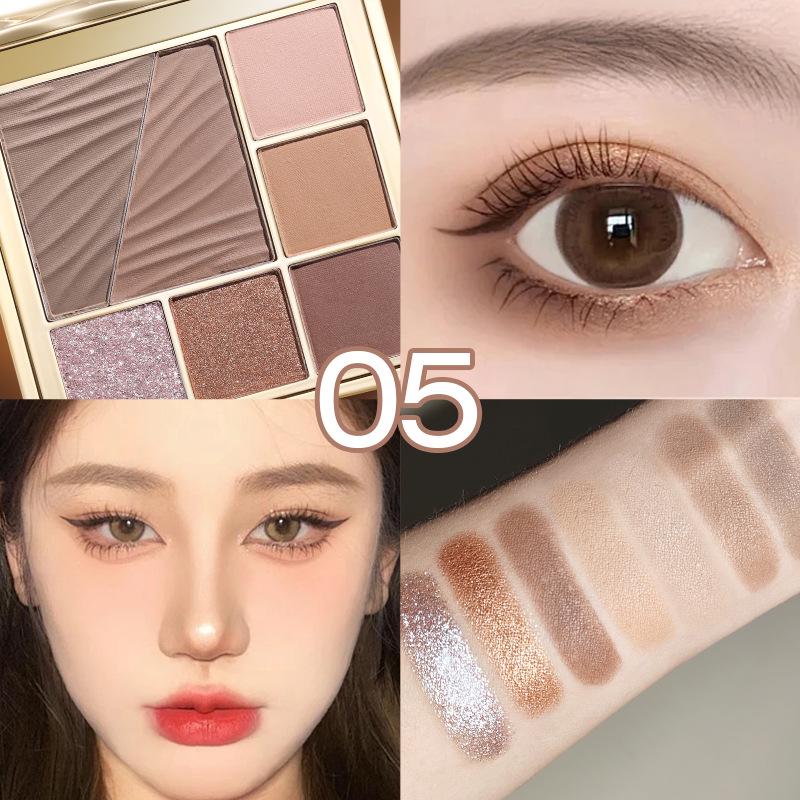 

Winnie the Pooh All-in-One Makeup Palette: 5 Eyeshadows + 2 Blush/Contour Colors.