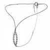 Female Labia Clip Massager Chastity Pants Stainless Steel Pull Beads Couple Passion Auxiliary Climax Assisted Adult Toys