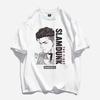 New Summer Slam Dunk Basketball T-shirt 2025 Anime Movie Theme Pure Cotton Short-sleeved Men's and Women's Sports T-shirt Top