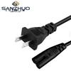 8-Shape Two-Pin Power Cord: US, EU, UK, AUS AC Adapter Cable, 2-Core Charging.