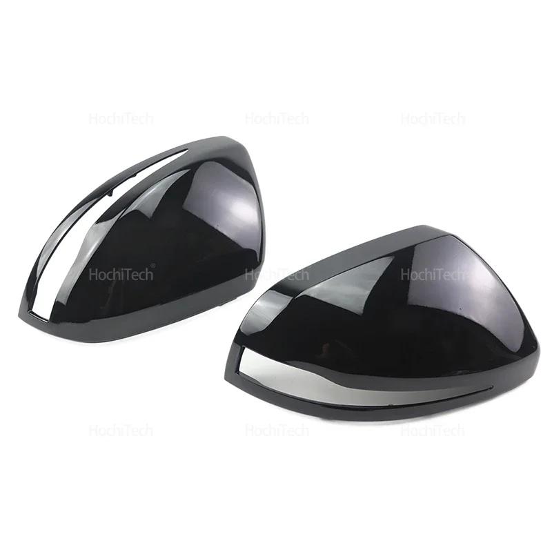 2 Stück Spiegelkappe mit Carbonfaser-Muster Schwarze Spiegelkappen-Abdeckung für Mercedes-Benz V-Klasse Vito EQV W447 2014-2024
