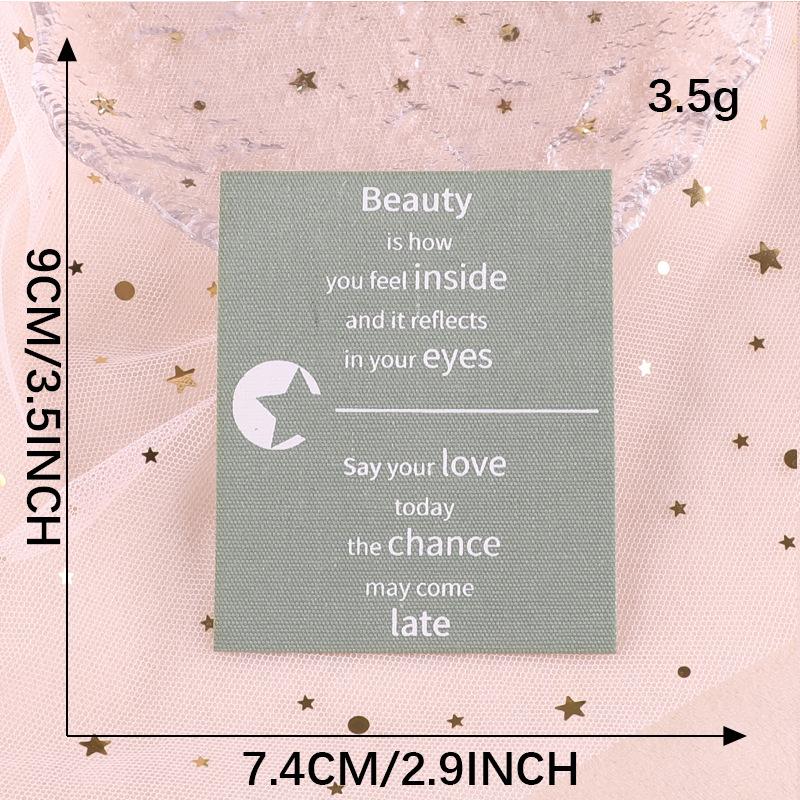 Hole Repair Sticker Accessories Offset Printing Flower Cloth Label Self-Adhesive Leather Jacket Down Jacket Patch Sticker English Letter Cloth Sticker