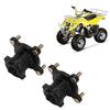 2Pcs 4 Stud Front Wheel Hub Assembly Steel Alloy ATV Wheel Rim Hub Go Kart Wheel Hub  For ATV