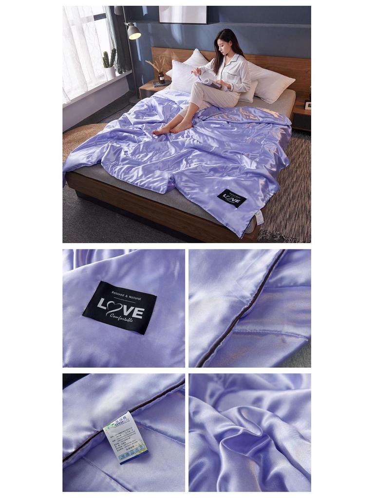 Tencel Seide Sommerdecke: Leichte Klimaanlage, Frühlings- & Herbstdecke, Ideal für Studenten