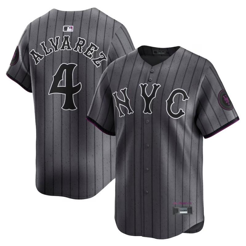 New York Mets Baseball Jersey Lindor 12 Embroidered Sportswear Unisex V-Neck Nylon Performance Tee