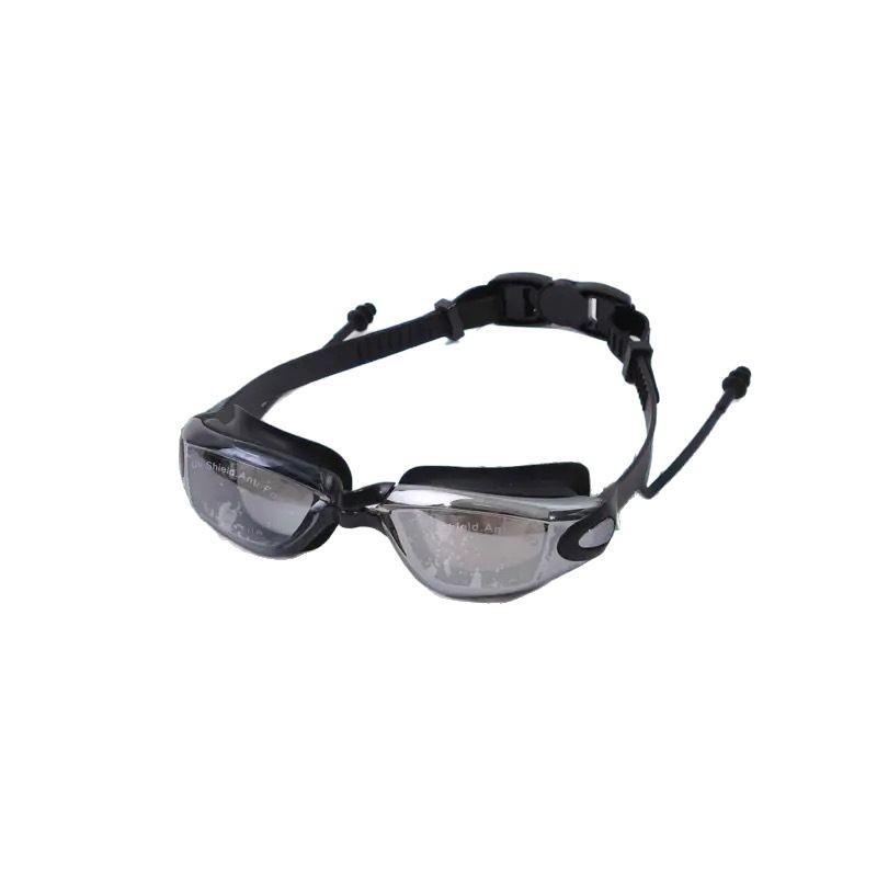Anti-Fog Polycarbonate Swim Goggles Adults Waterproof Small Frame Electroplated Pool Eyewear