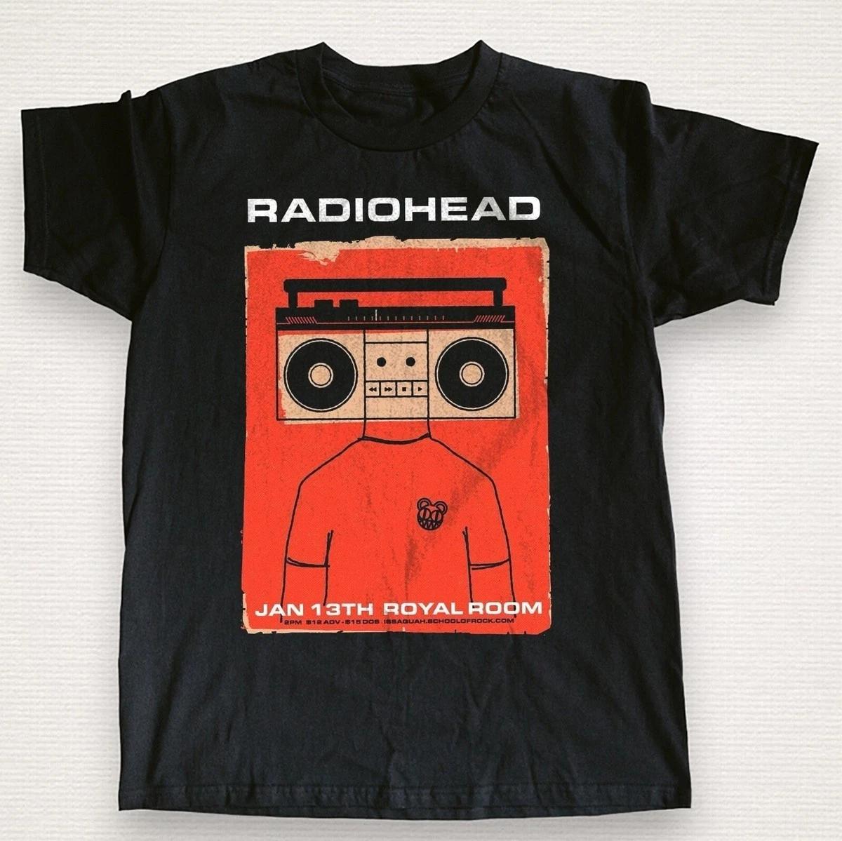 

Radiohead Band Shirt Rare design Black Unisex T shirt Men Women Men Clothing 3XL