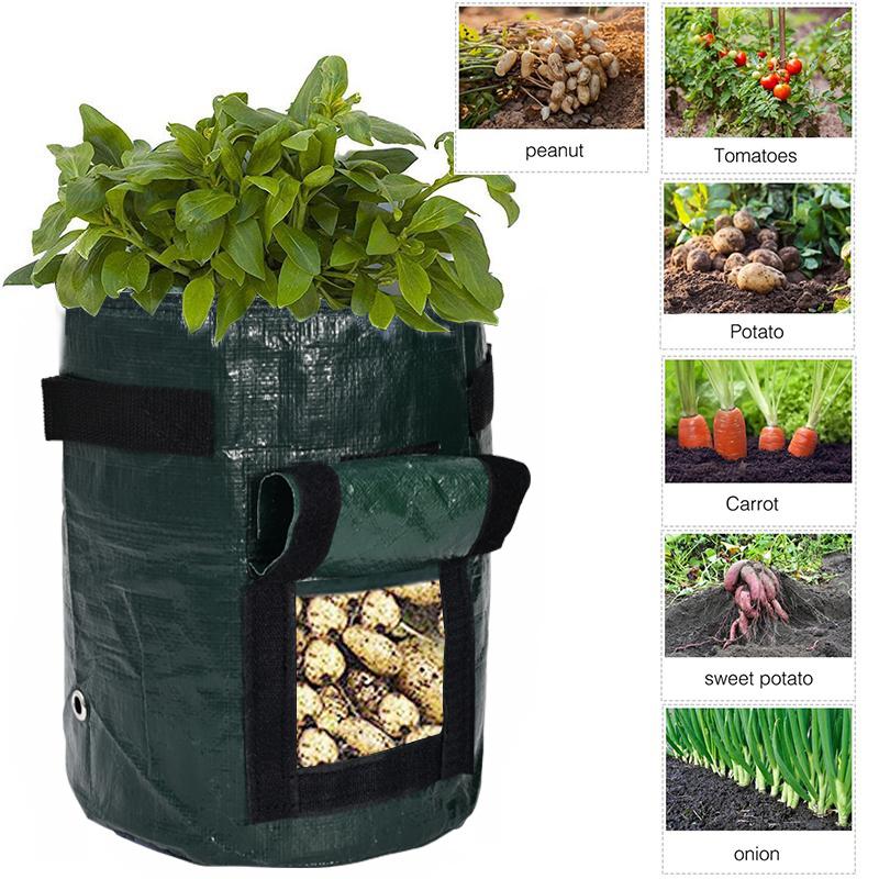 Plant Grow Bag for Veg Potato Tomato Gardening Tools and Planting Supplies Growing Bag Garden Pots Planters Gardening Supplies