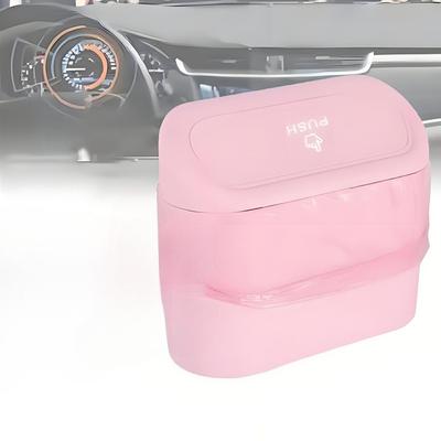 1pc Leak-Proof Mini Trash Can for Cars,Collapsible Design for Convenient Storage, Making It Ideal for Keeping Vehicle Organized