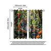 Set Of 2 Filtering Curtains Excluding Rods Non Movable Without Batteries Tropical Tiger Use Bedrooms Living Rooms Curtain For Area Made Polyester