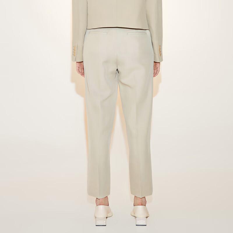 LESS 2023 Spring Tapered Cropped Commuter Pants