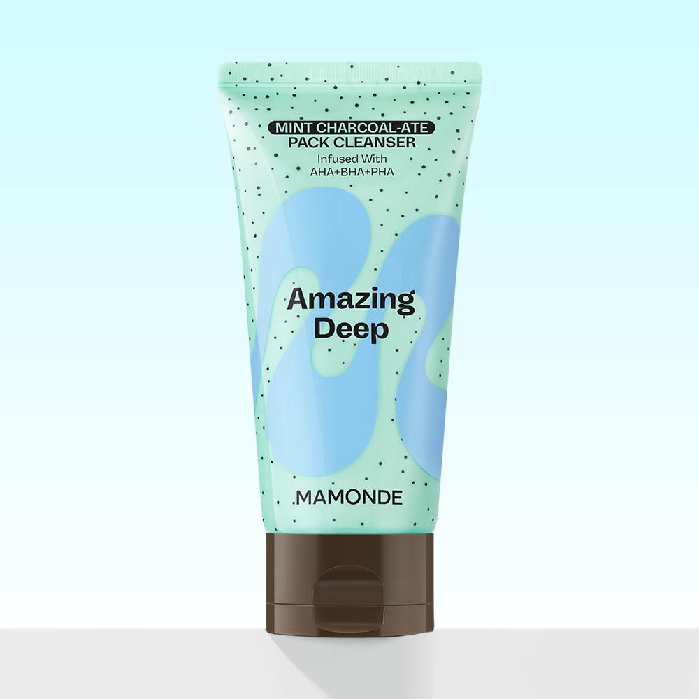 Mamonde Amazing Deep Mint Charcoal Pack Cleanser 135g - Pore Clean, Korean