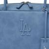 MLB LA DODGERS Artificial Leather Handbag Women's Sky Blue Casual 3AORSD16N-07SBS