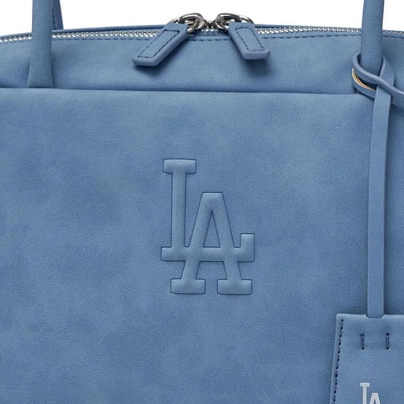 MLB LA DODGERS Artificial Leather Handbag Women's Sky Blue Casual 3AORSD16N-07SBS