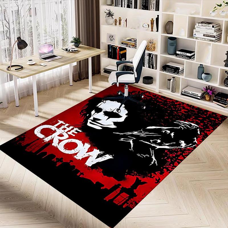 1pc Crow the Carpet, Office Rug Outdoor Mat Home Decor Area Carpet Festival