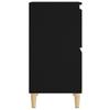 Sideboards 2 Pcs Black 60 X 35 X 70 Cm Engineered Wood