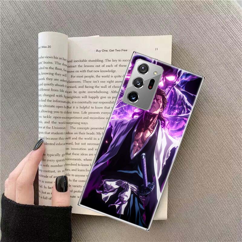 

Чехол для телефона Bleach Айзен Сосуке для Samsung Galaxy S25 Edge S24 S23 FE S22 S26 Ultra S21 S20 S10 Plus Capa Мягкий Samsung S20 Ultra