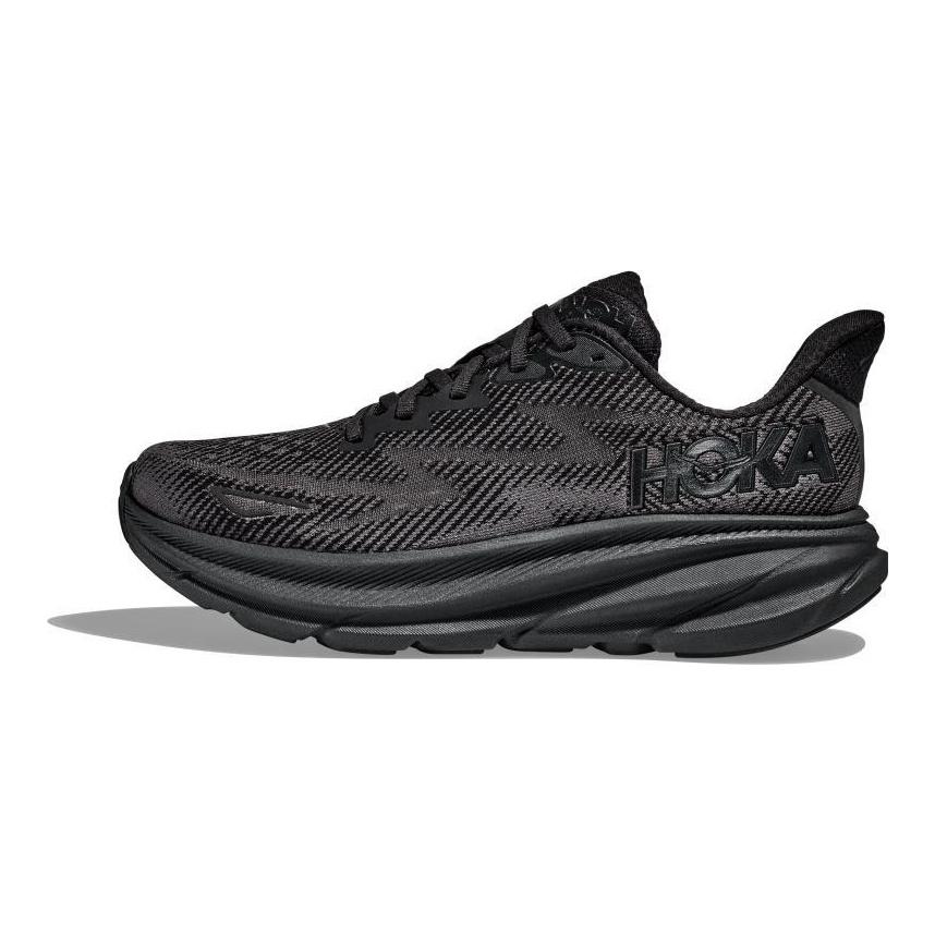 HOKA One One Scarpe da Ginnastica da Donna Clifton 9 Wide 'Nero' 1132211-BBLC
